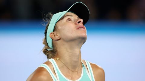 Linette was unable to continue her dream run at the Australian Open.