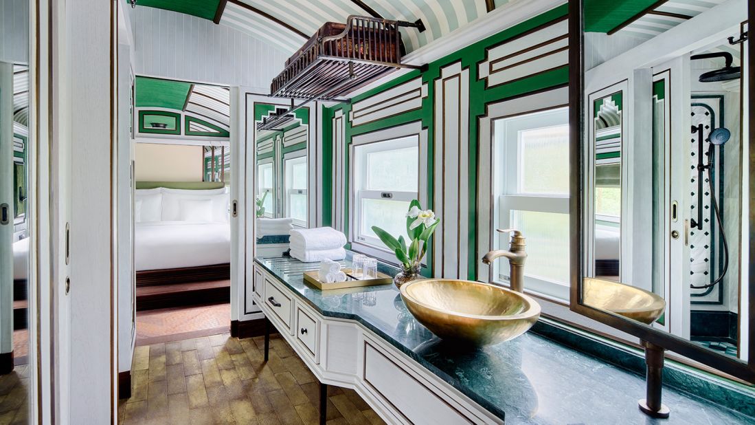 <strong>InterContinental Khao Yai: </strong>Made up of more than 65 suites and villas, this new Thailand resort outside Khao Yai National Park includes a series of upcycled Thai train carriages that have been converted into luxury accommodations.  