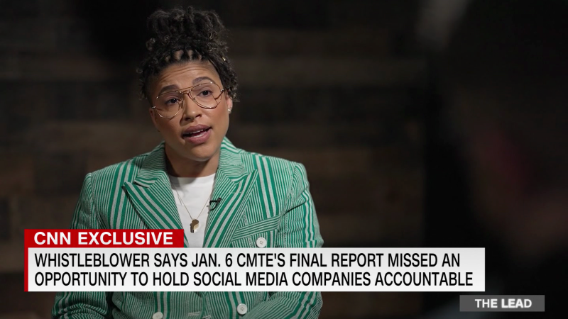 A Twitter whistleblower says the January 6 Committee’s final report missed an opportunity to hold social media companies accountable | CNN