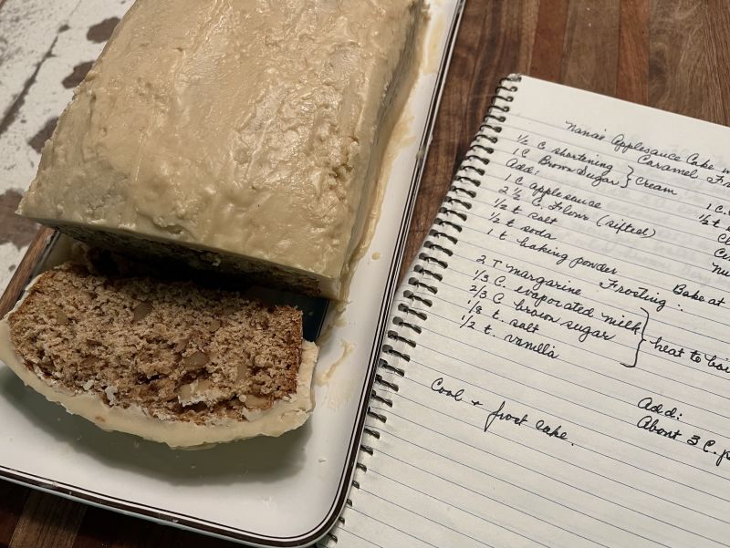Mother's Applesauce Cake Recipe