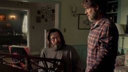 Nick Offerman and Murray Bartlett in the third episode of HBO's "The Last of Us."