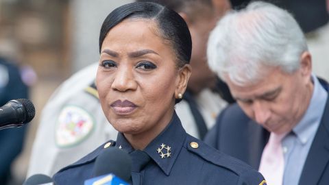Memphis Police Chief Cerelyn Davis speaks to the media on Sept. 6, 2022, in this archived photo.