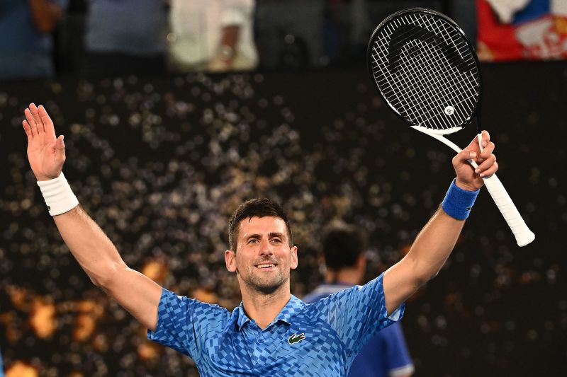 Novak Djokovic through to Australian Open final and on course to equal Rafael Nadals all-time grand slam record CNN
