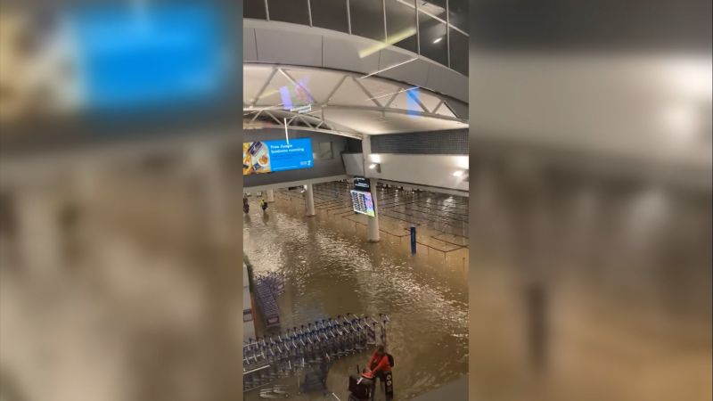 Watch: Water floods airport in New Zealand’s largest city | CNN