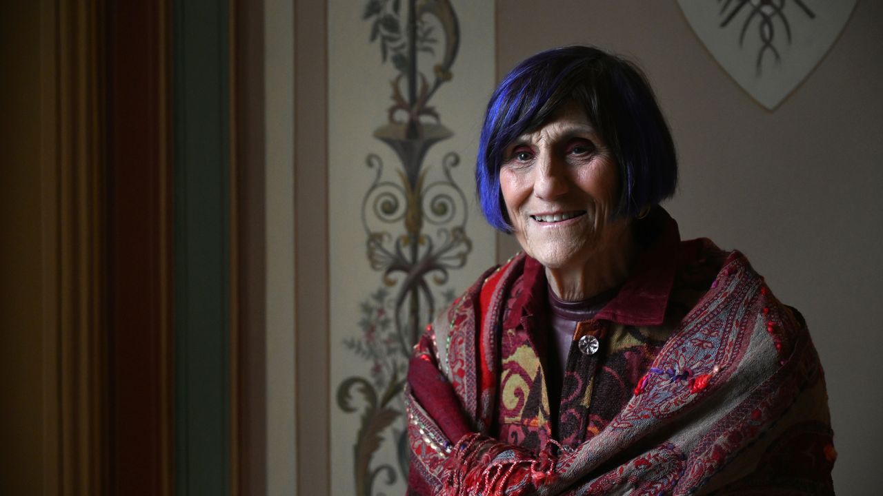 Democratic Rep. Rosa DeLauro of Connecticut has her portrait made on Capitol Hill in Washington, DC, on Thursday.