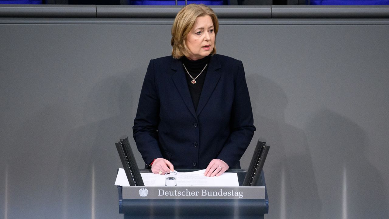 Baerbel Bas, president of the Bundestag lower house, paid tribute to those  people persecuted and killed because of their sexual or gender identity during World War II.