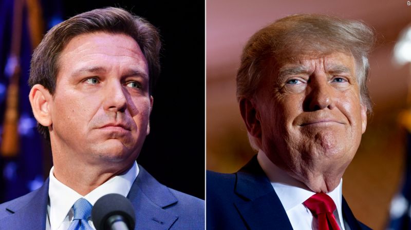 Trump takes intention at DeSantis in to start with key marketing campaign swing, suggests he is trying to ‘rewrite history’ on his Covid-19 document | CNN Politics