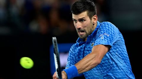 Djokovic liet tijdens de Australian Open dit jaar één set vallen. 