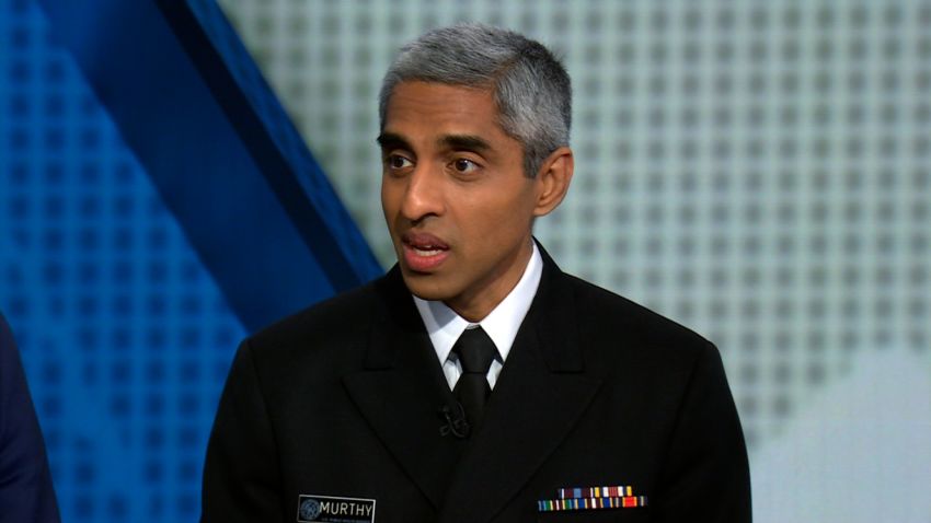 US Surgeon General Vivek Murthy speaks with CNN. 