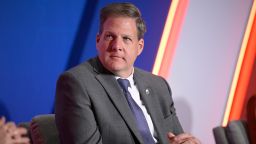 New Hampshire Gov. Chris Sununu takes part in a panel discussion during a Republican Governors Association conference on Nov. 15, 2022, in Orlando, Fla. Govs. Brian Kemp of Georgia and Sununu on Thursday, Dec. 15, immediately banned the use of TikTok and popular messaging applications from all computer devices controlled by their state governments, saying the Chinese government may be able to access users' personal information.