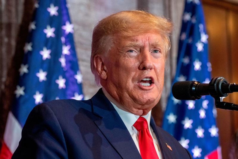 Trump takes early aim at the only 2024 GOP rival he cares about  CNN 