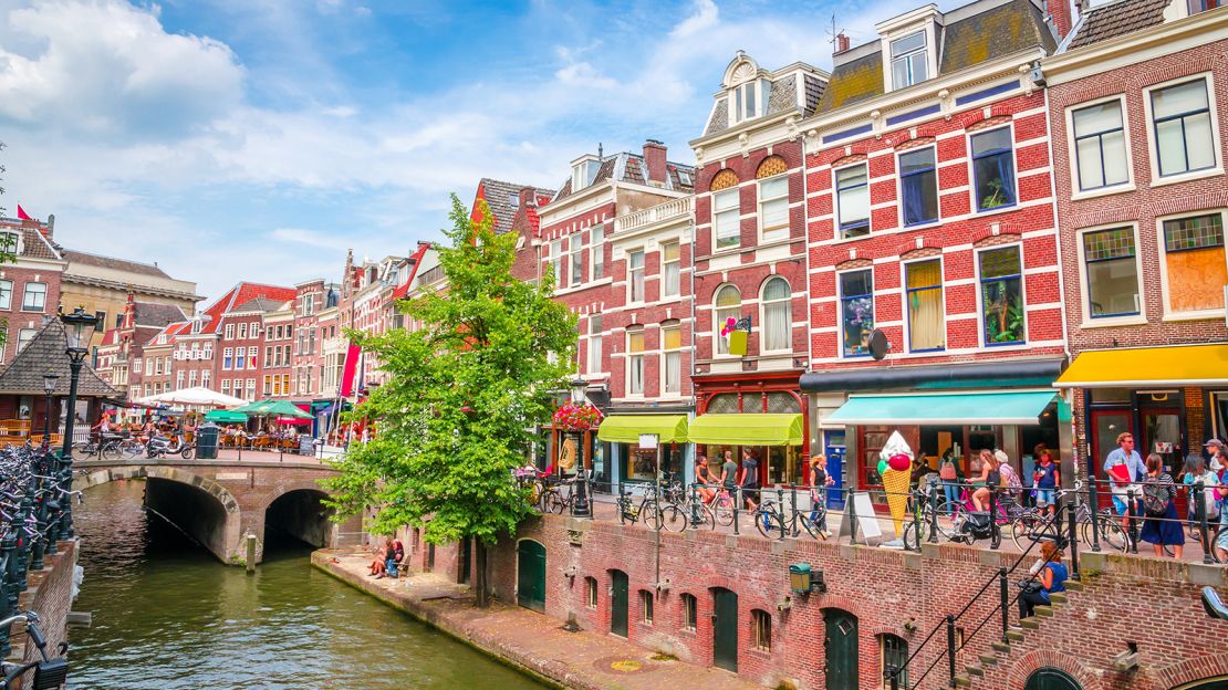 If you don't want to deal with the crowds of Amsterdam, then head to Utrecht, where you can still get traditional old streets, buildings and waterways as well as a strong bicycle culture.