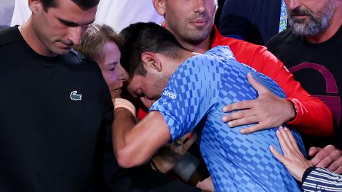 Djokovic dropped one set during this year's Australian Open.
