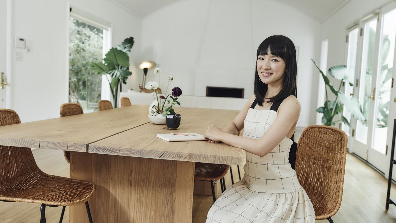 Organization expert Marie Kondo says it's OK not to tidy all the time.