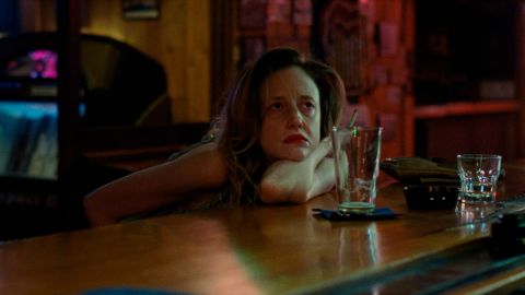 This image released by Momentum Pictures shows Andrea Riseborough in a scene from "To Leslie."