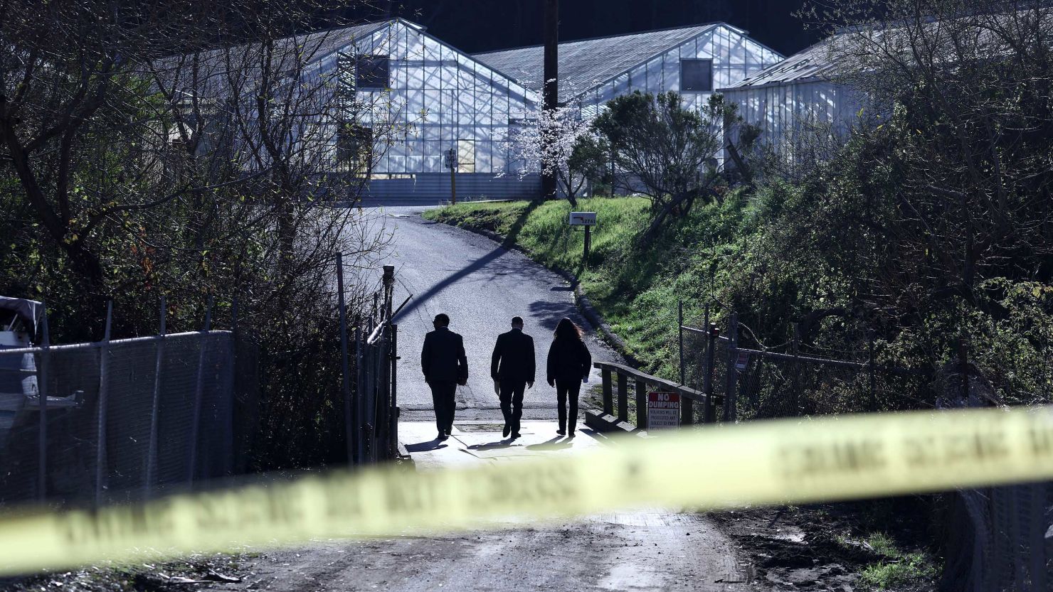 FBI agents arrived at a farm where a mass shooting occurred on January 24 in Half Moon Bay, California.