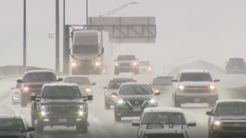 About 1,000 US flights canceled as winter weather snarls travel