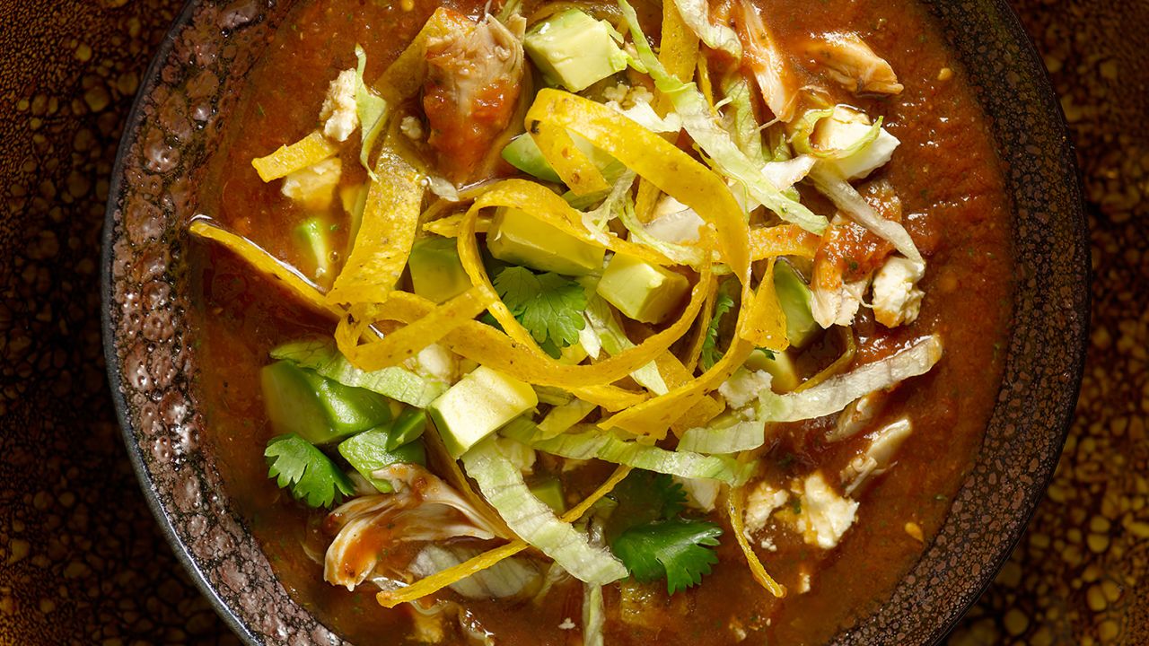 Longoria's tortilla soup is a favorite dish among her friends. The soup is light and flavorful, but the best part is the delicious salty crunch of the fried tortilla strips.