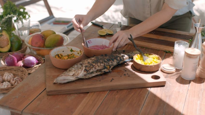 Yucatan Grilled whole fish with sour orange 