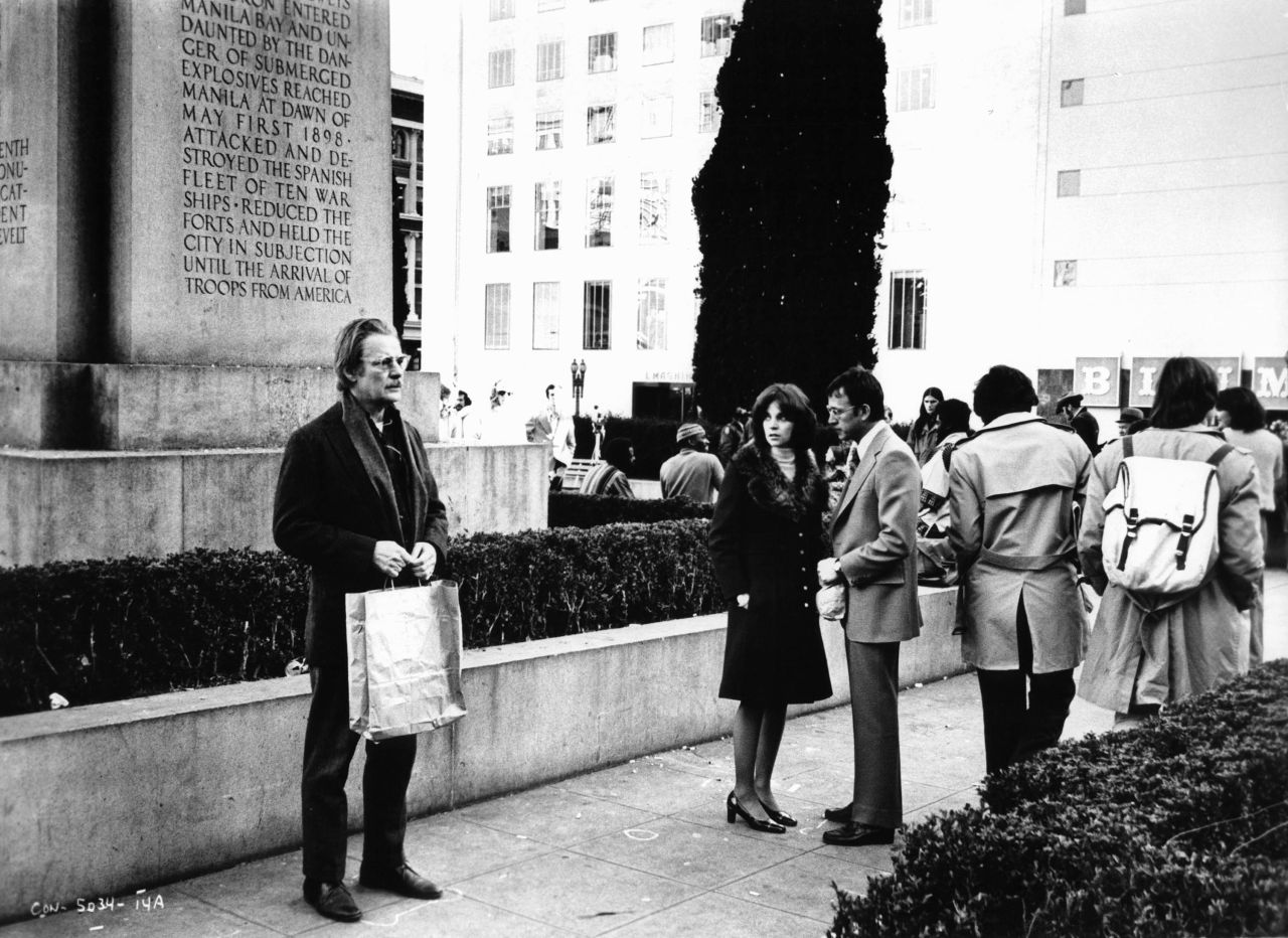 Williams, center, acts in a scene from the 1974 mystery thriller film, "The Conversation."