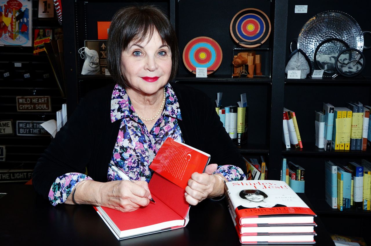 Williams signs copies of her new book "Shirley, I Jest!: A Storied Life" at Book Soup in West Hollywood, California, in 2015.