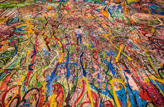 In 2021, Jafri created the world's largest painting on canvas, measuring over 17,000 square feet. The piece, titled "The Journey of Humanity," <a href="index.php?page=&url=https%3A%2F%2Fedition.cnn.com%2Fstyle%2Farticle%2Fsacha-jafri-largest-painting-sold%2Findex.html" target="_blank">sold in a charity auction for $62 million</a>, making it the second most expensive painting by a living artist ever sold.