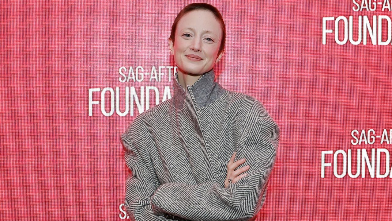 Andrea Riseborough, seen here attending a SAG-AFTRA Foundation "To Leslie" screening in December 2022 in New York City, will get to keep her Oscar nomination, the Academy announced on Tuesday.
