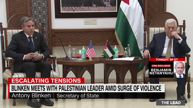 U.S. Secretary of State Blinken meets with the Palestinian leader amid a surge of violence | CNN