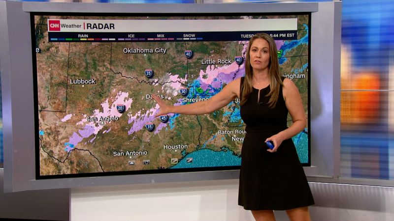 Video: CNN meteorologist gives the latest on severe ice storm hitting the South and Central US  | CNN
