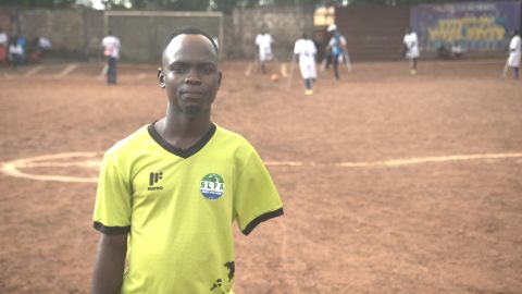 Goalkeeper Ali Badara Kamara says he was given the opportunity to travel abroad through SLASA.