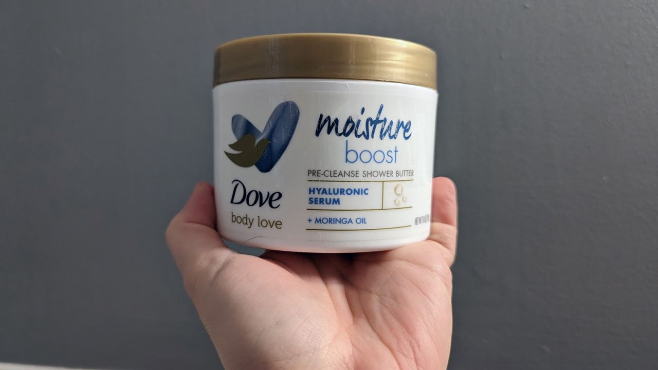 underscored Dove Pre-Cleanse Shower Butter