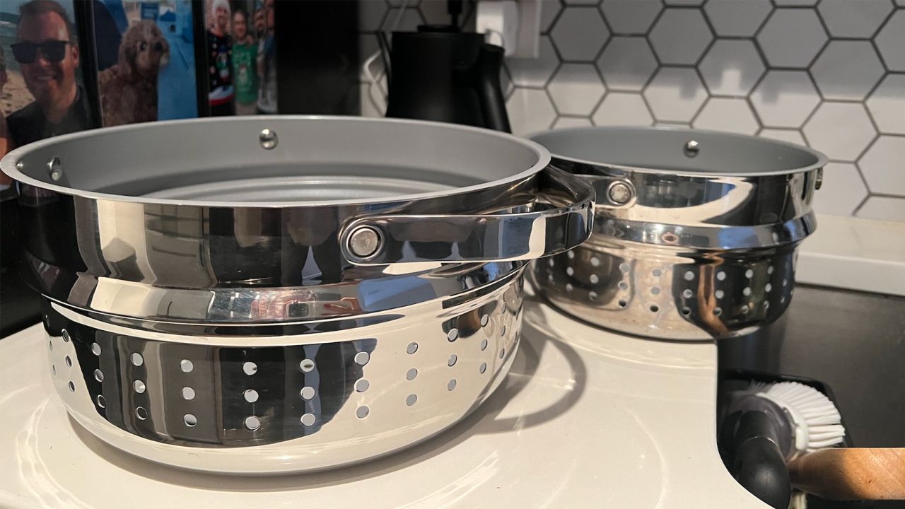 underscored Caraway Steamer Duo