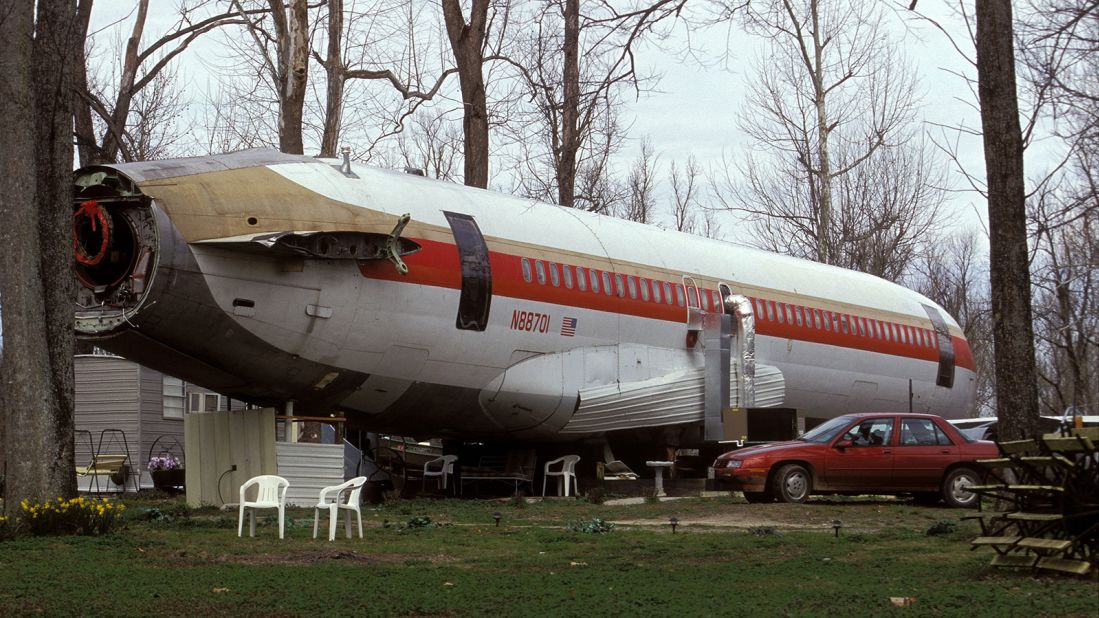 <strong>Home sweet home: </strong>Ussery lived in her Boeing jet from 1995 to 1999.  