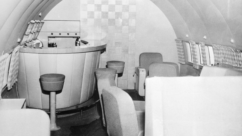 <strong>Howard Hughes: </strong>In the late 1940s, billionaire and film director Howard Hughes entertained inside his "Flying Penthouse," a converted Boeing 307 Stratoliner. 
