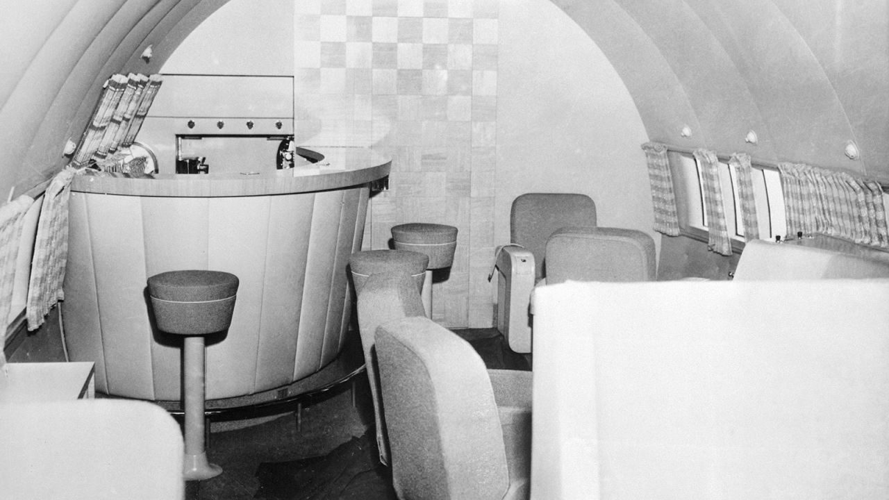 <strong>Howard Hughes: </strong>In the late 1940s, billionaire and film director Howard Hughes entertained inside his "Flying Penthouse," a converted Boeing 307 Stratoliner.