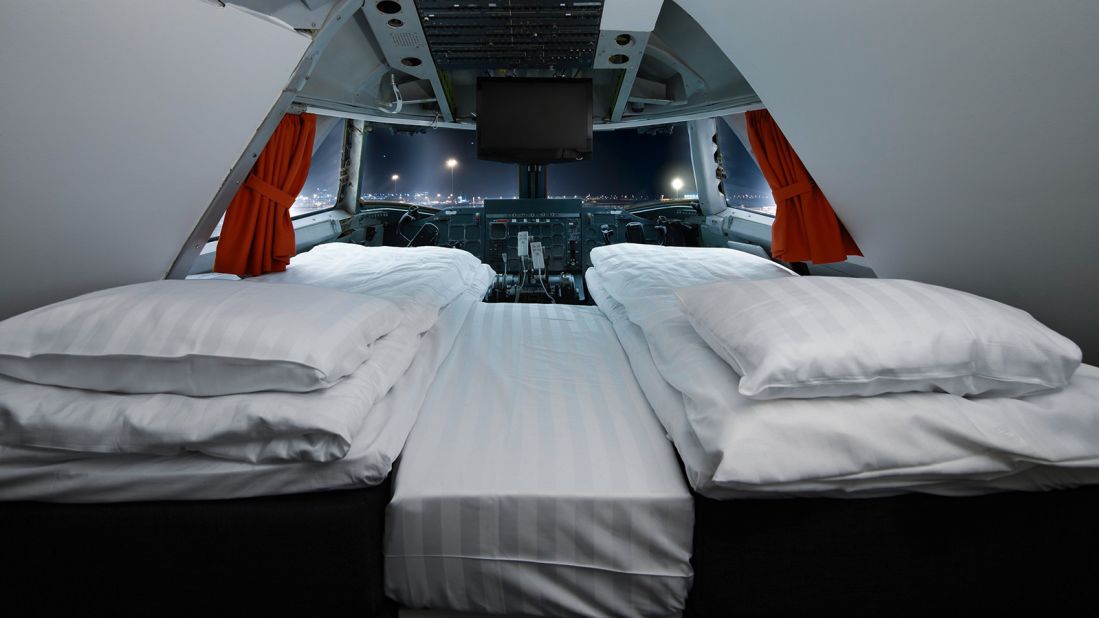 <strong>Jumbo Stay:</strong> In Sweden, Jumbo Stay is a hotel built entirely inside a Boeing 747, sitting on the grounds of Stockholm's airport Arlanda. 