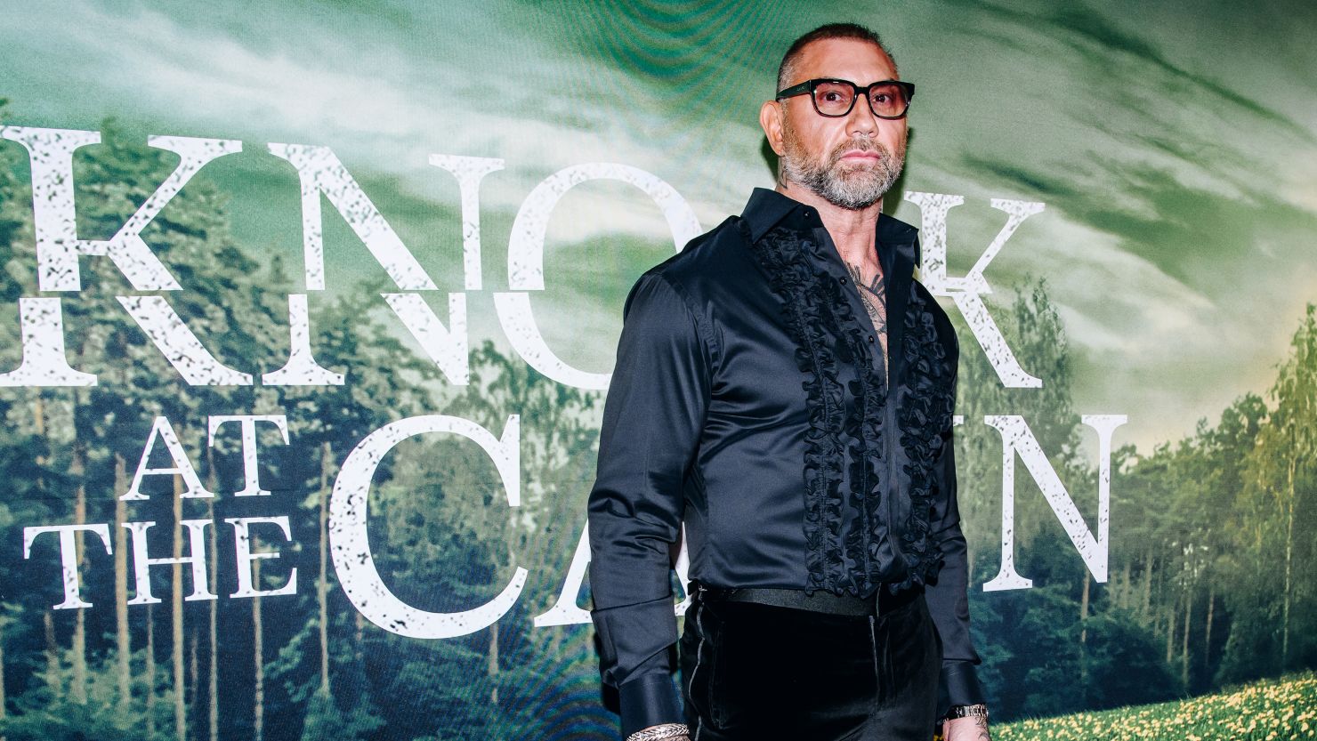Dave Bautista, seen here on Monday at the world premiere of 'Knock at the Cabin' in New York City, wants to be a romantic lead.
