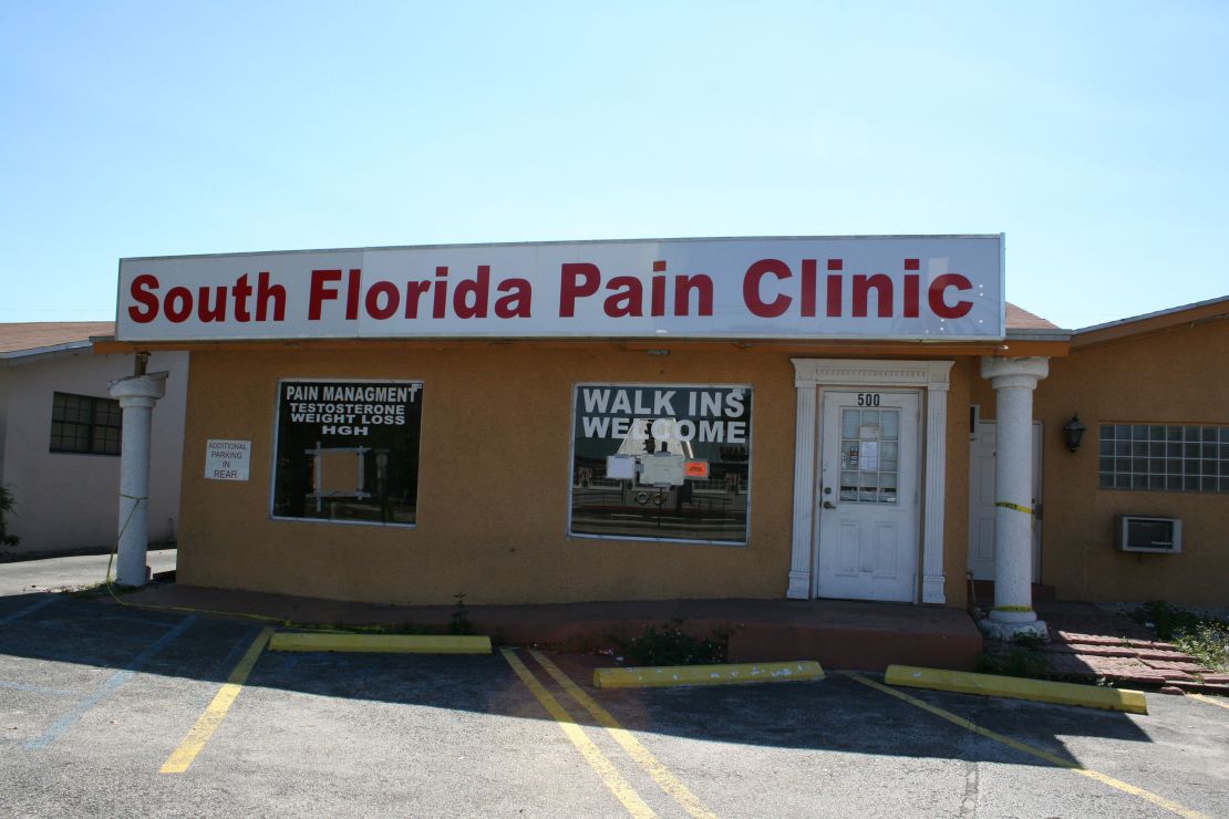 The South Florida Pain Clinic was one of four that Chris and Jeff George owned between them. 