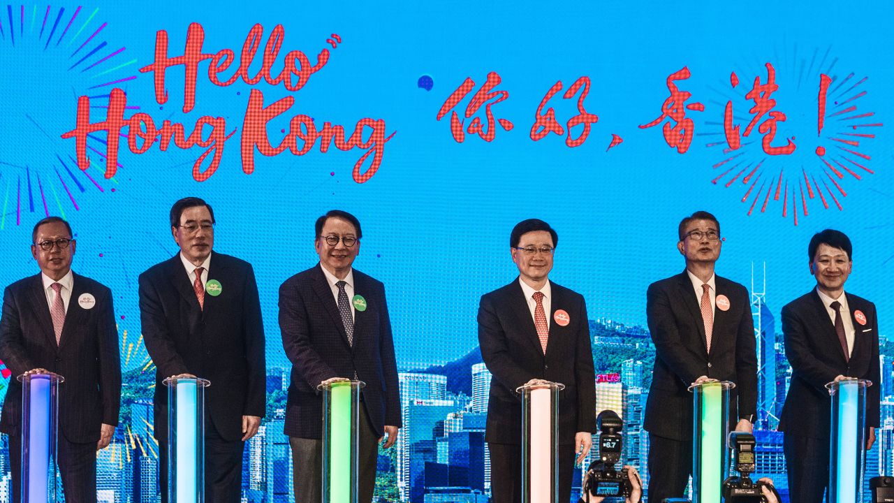 The Hello Hong Kong campaign launch ceremony was held on February 2. 