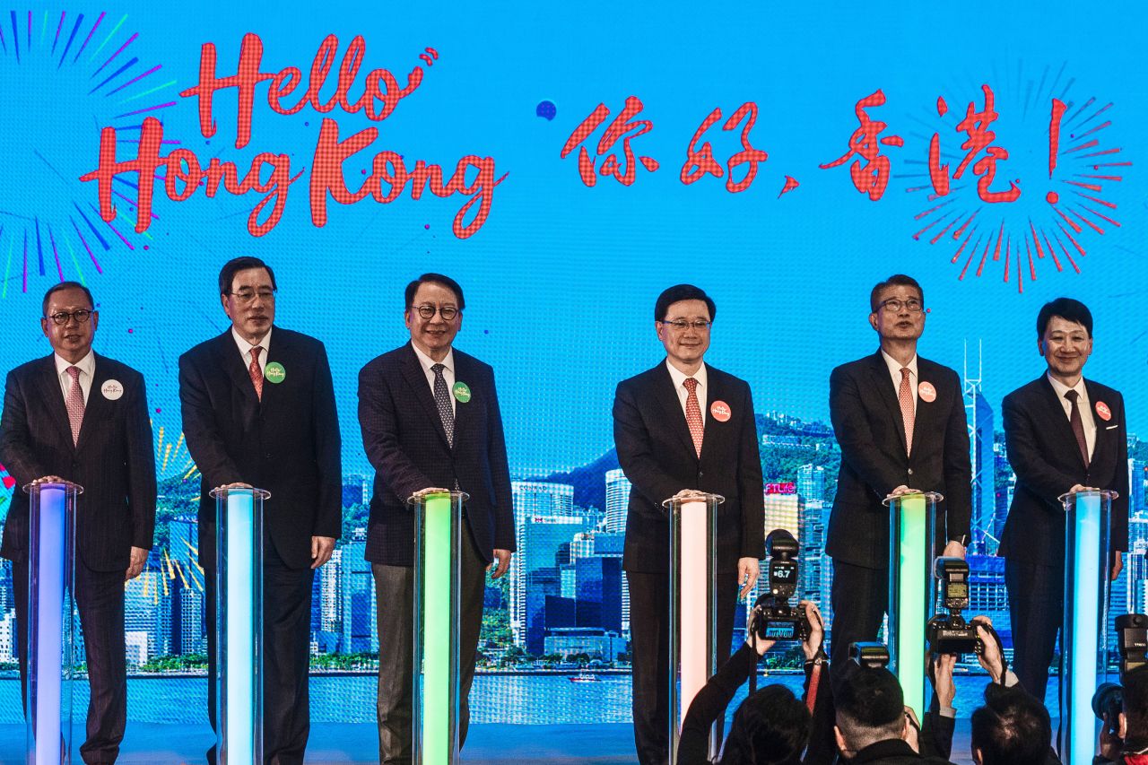 The Hello Hong Kong campaign launch ceremony was held on February 2. 