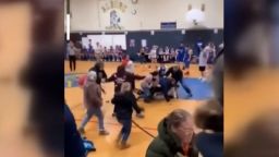 Authorities are investigating the death of an Alburgh man Tuesday night following a brawl between spectators at a local boys' basketball game.
Vermont State Police were called to the Alburgh gym around 7 p.m. following the seventh- and eighth-grade game between Alburgh and St. Albans. Cell phone video obtained by WCAX captured the violent melee as adults -- and at least two players -- joined in. Police say one of the fans, Russell Giroux, 60, was later taken to the hospital, where he died.