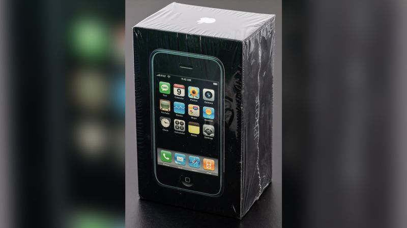 A first generation iPhone going up for auction hopes to fetch ,000