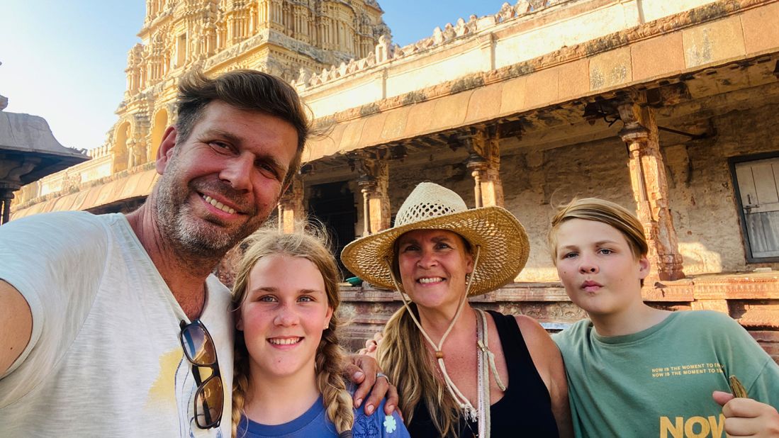 <strong>Traveling family: </strong>"We were just wondering why everybody waits until retiring," Nina tells CNN Travel. "And we challenged ourselves to think if such a trip is possible to enjoy with the kids when they are  the right age to understand the journey and still keen to travel with us parents."