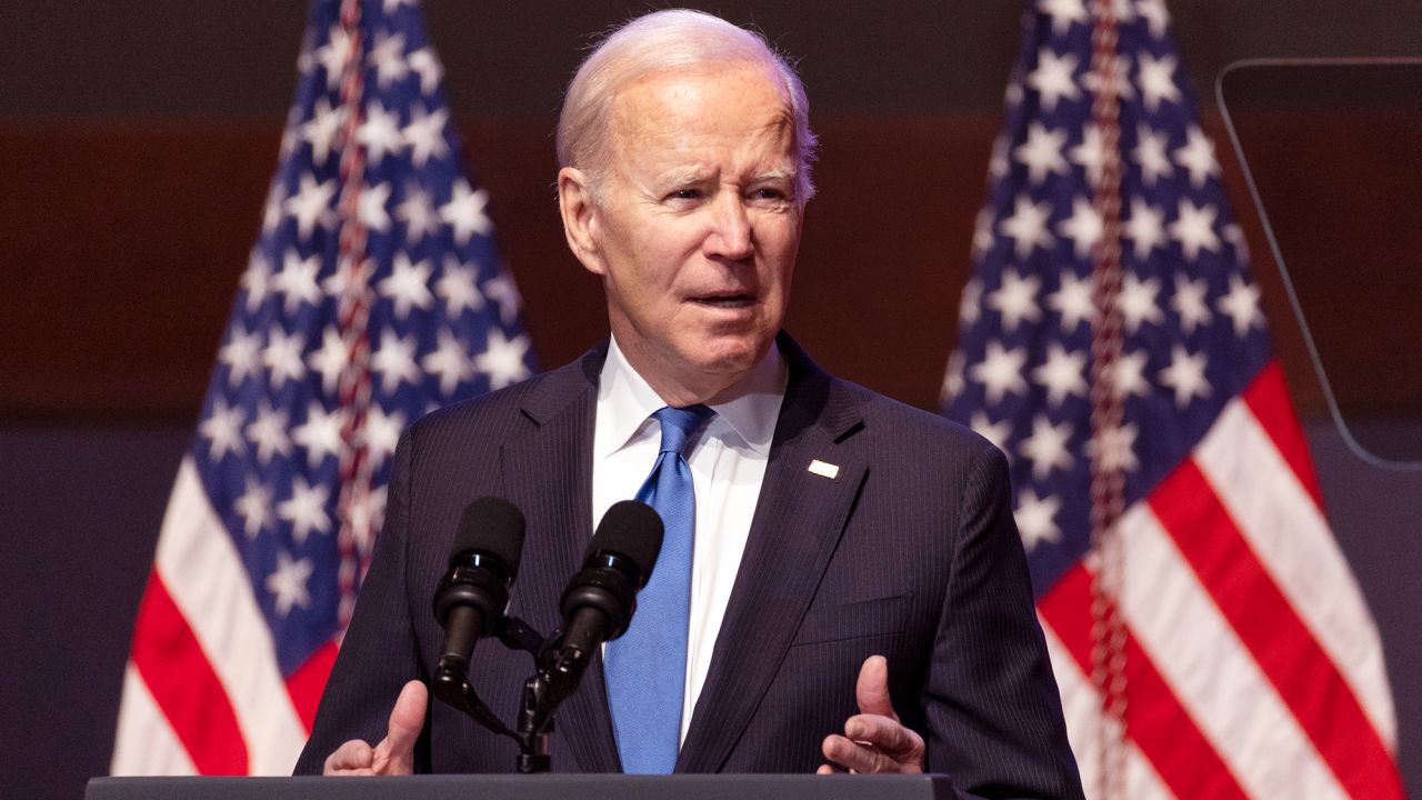 President Joe Biden delivers remarks at the National Prayer Breakfast at the US Capitol on February 02, 2023 in Washington, DC.