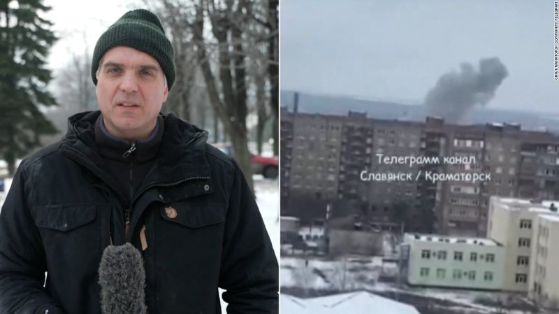 NextImg:'Maybe 40 or 50 yards': CNN reporter on moments multiple missile strikes struck | CNN