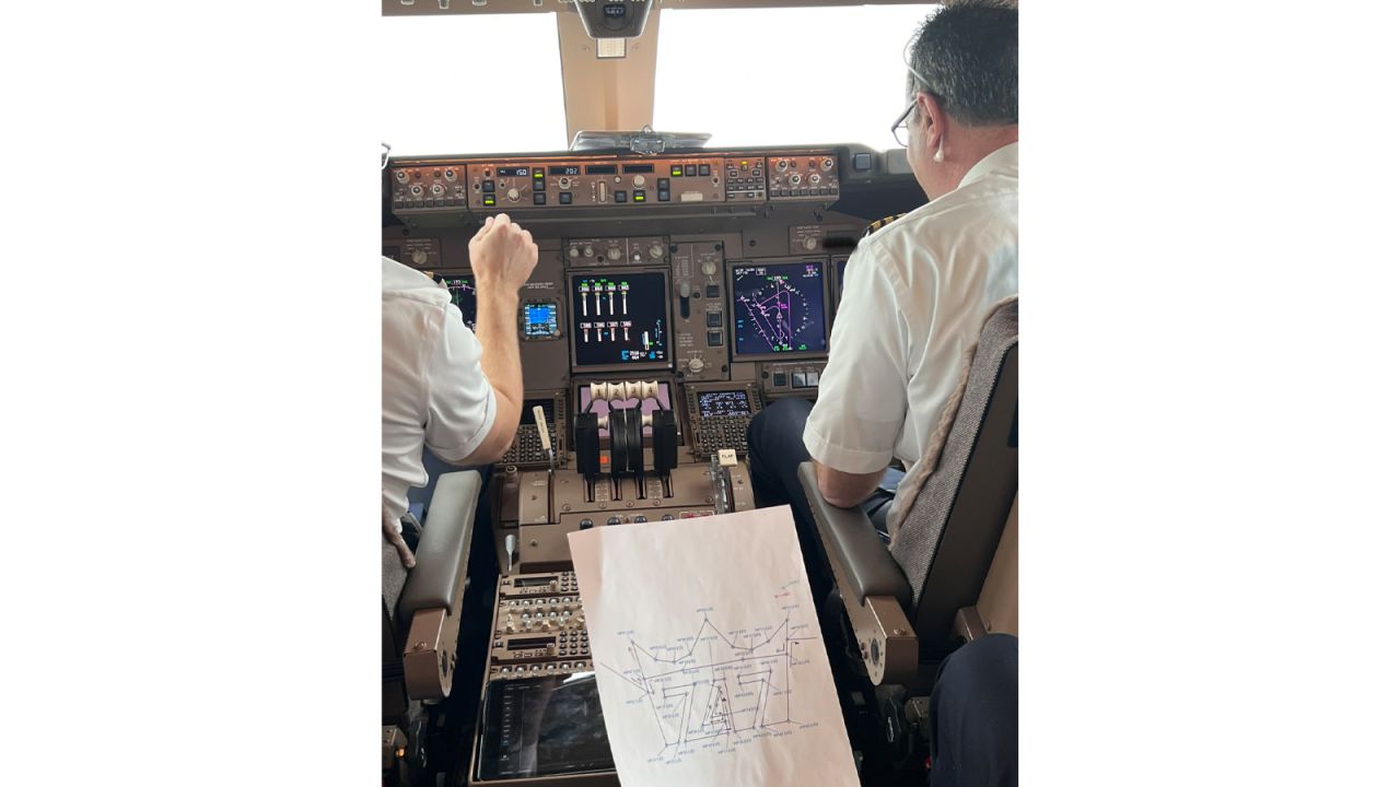 The four-strong crew of avgeeks planned the maneuver in under a week.