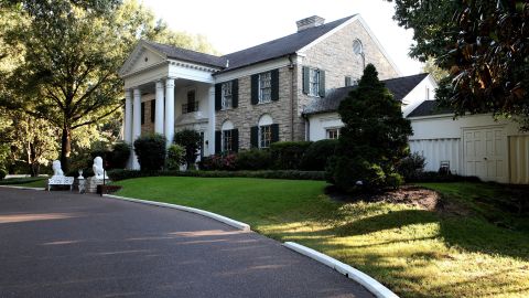 Graceland, home of the late Elvis Presley in Memphis, Tennessee.