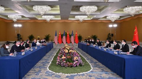 US President Joe Biden and Chinese leader Xi Jinping meet on the sidelines of the G20 Summit in Indonesia on November 14, 2022. 