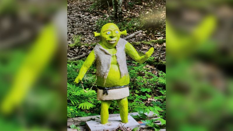 Massachusetts police on the hunt for 200-pound stolen Shrek statue | CNN
