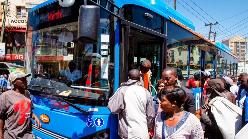Les bus électriques font leur entrée à Nairobi, au Kenya